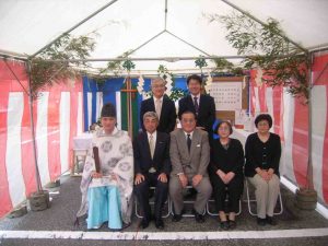 地鎮祭写真