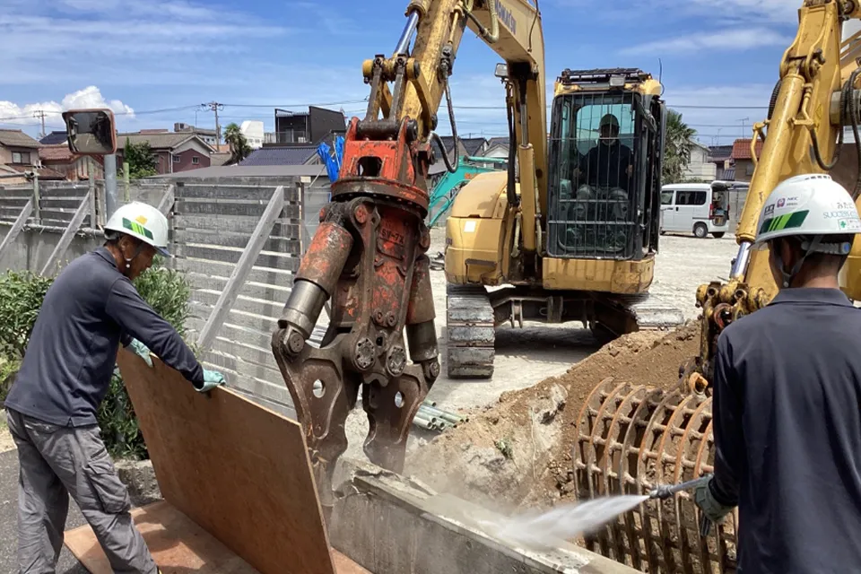 作業ヤードゼロからのスタート