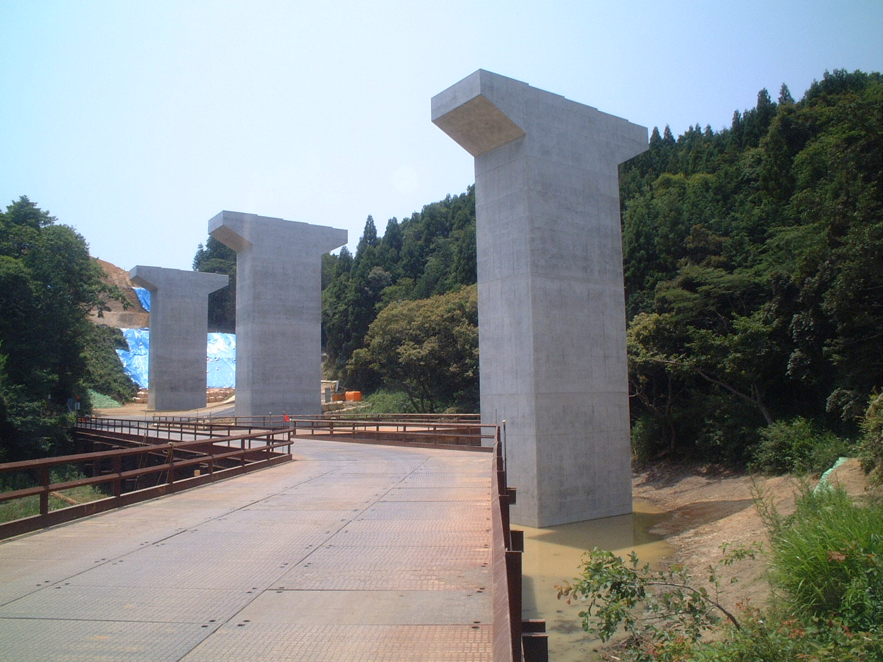 益田道路やばら堤橋下部