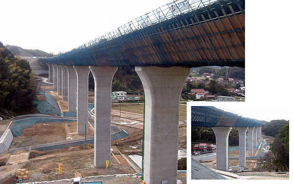 山陰自動車道武部橋（下部工）