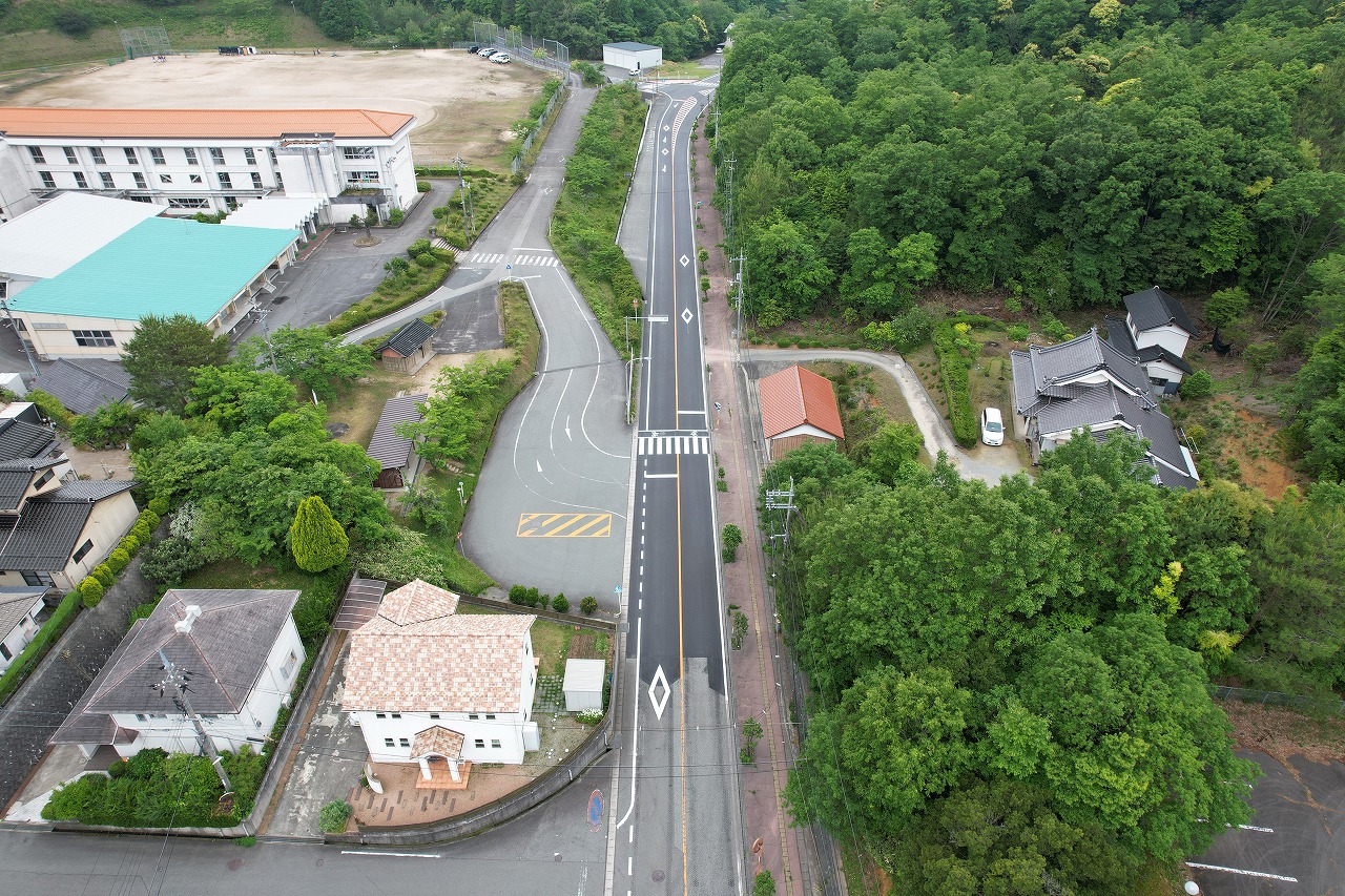 桜江金城線（下来原工区）県単舗装整備その1