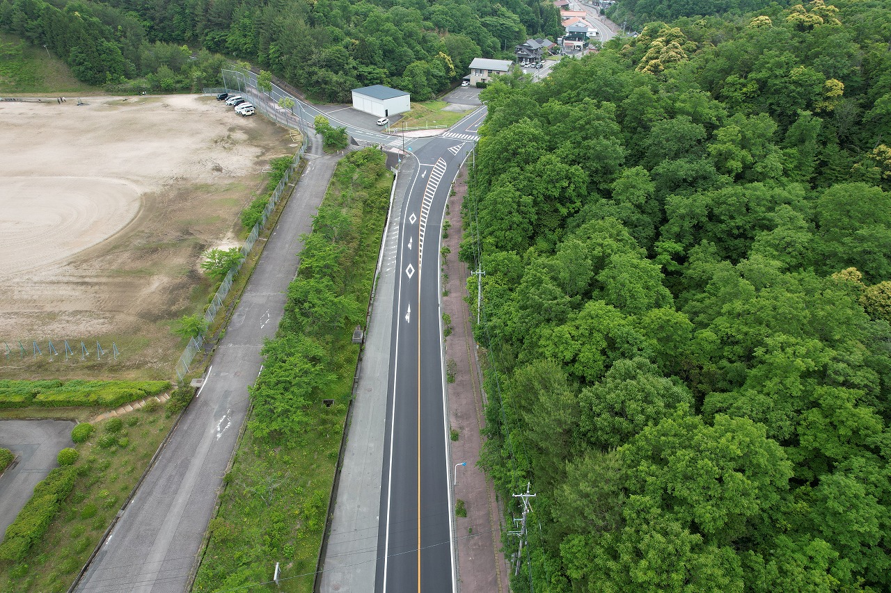 桜江金城線（下来原工区）県単舗装整備その1
